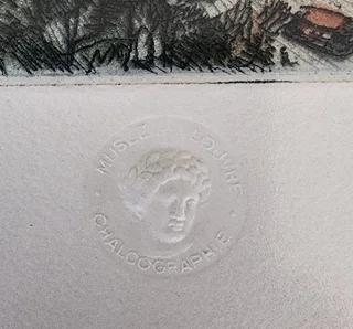 Prints from the Louvre Chalcographie .