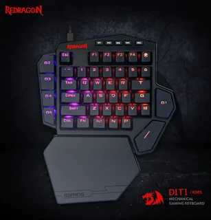 Redragon K585-R22BK DITI One-Handed RGB Mechanical Gaming Keyboard