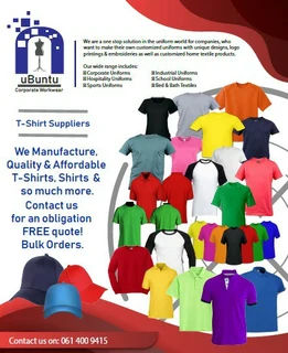 Company Uniforms , Tshirts and Golf Shirts  for Sale