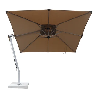 Picollo Umbrella 3 Meter Square &#43; Tilt Beige