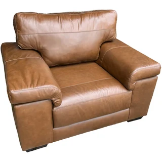 Living Armchair - Exotic leather Chestnut - I200A
