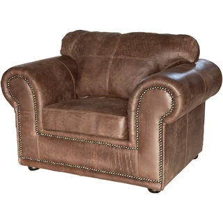 Afrika Armchair - Exotic leather Woodlands brown - RLS0008B