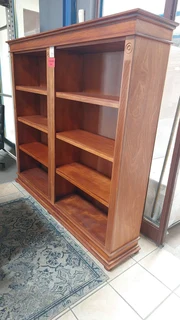 Grandeur Double Bookcase - Antique - KIT0183