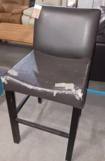 Luxury Bar Chair Bonded Pu Brown - Lsbpbrd