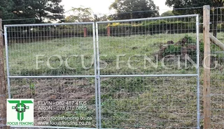 Hot Dipped Galvanized Double Swing Gate - For Sale