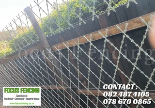 Galvanized Fencing Materials - Galvanized Diamond Razor Mesh Wire - For Sale