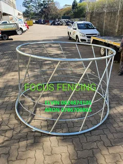 Hot Dipped Galvanized Cattle Hay Feeder Ring - For Sale