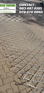 Galvanized Fencing Material Razor Wire - Diamond Razor Mesh - For Sale