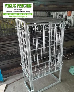 Hot Dipped Galvanized Full Steel Gas Cylinder Cages - For Sale