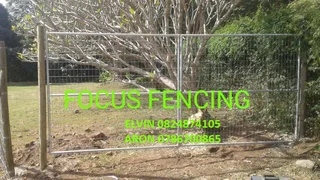 Hot Dipped Galvanized Double Swing Gate with weld mesh infil - for sale