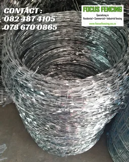 FENCING MATERIALS - RAZOR WIRE - WELD MESH - CLEAR VIEW PANELS - POSTS - FOR SALE