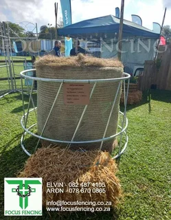 Hot Dipped Galvanized Cattle Hay Feeder Ring - For Sale