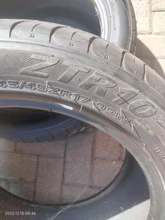 Tyres 245/45zr17