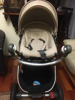 Stokke stroller and infant car seat