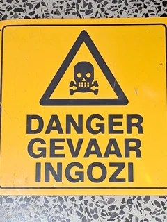 Danger sign