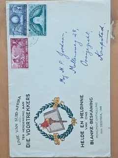 First day commemorative edition South African stamps