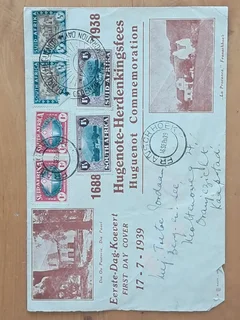 First day commemorative edition South African stamps