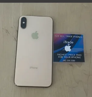 iphone XS 64  gig - Gold - 3 months warranty- trade ins welcome (only iphones)