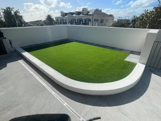 Say goodbye to weeds - install premium synthetic grass! Contact Dura Pave on 082 723 0293.
