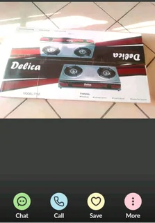 Delica Two Burner Gas Stove