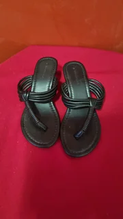 Woolworths black sandals size 4