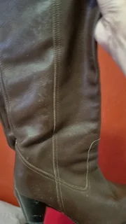 Brown woolworths genuine leather boots