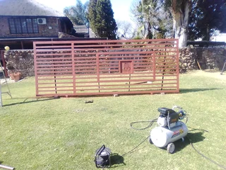 Welder with tools available