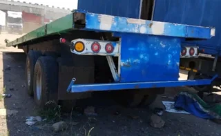 DOUBLE AXLE FLATDECK TRAILER ON BLACK NOVEMBER SPECIAL