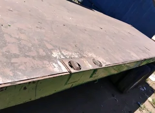 DOUBLE AXLE FLATDECK TRAILER ON BLACK NOVEMBER SPECIAL