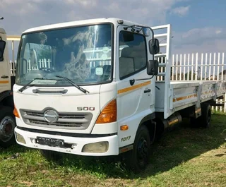 HINO 500 1017 DROPSIDES TRUCK ON BLACK NOVEMBER SPECIAL