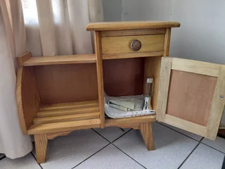 Wooden Bed Cupboard