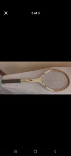 Tennis bag and racket