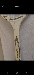 Tennis bag and racket