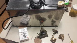 Heavy duty Johnson FB4-8 impeller driven 220 volt mains driven water pump with spares