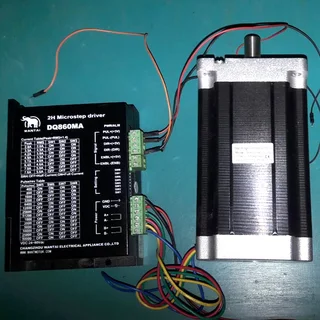 Nema 34 Stepper Motor, Driver and Power Supply