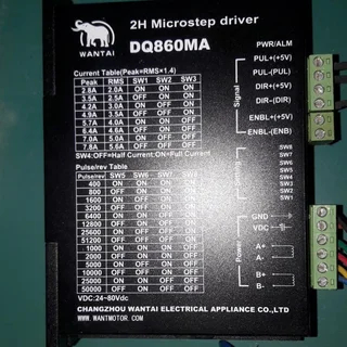 Nema 34 Stepper Motor, Driver and Power Supply