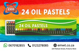 Oil pastels colors 24&#39;s