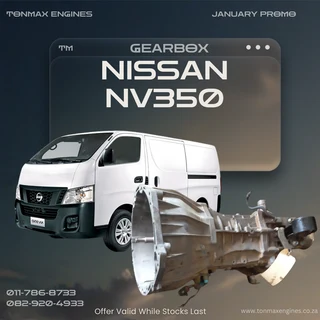 Nissan NV350 Gearbox for Sale