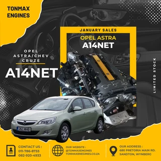 Opel Astra A14NET Engines for Sale