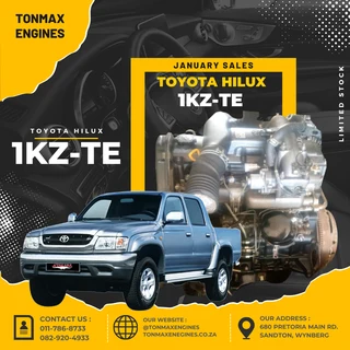Toyota Hilux 1KZ-TE Engines for Sale