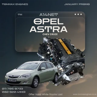 Opel Astra/ Chev Cruze A14NET Engines for Sale