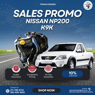 Nissan Np200 K9K Engines for Sale