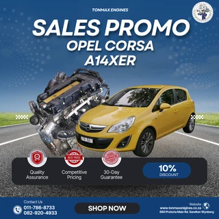 Opel Corsa A14XER Engines for Sale