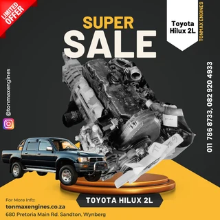 Toyota Hilux 2L Engines for Sale