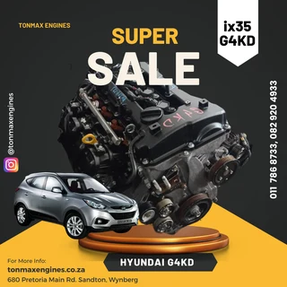 Hyundai ix35 G4KD Engine for Sale