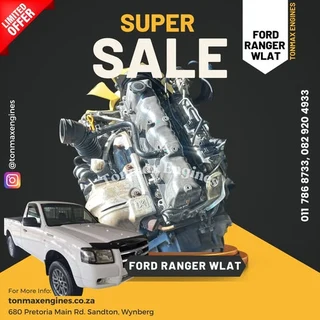 Ford Ranger 2.5 WLAT Engines for Sale