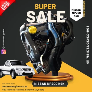 Nissan K9K Np200 K9K Engines for Sale