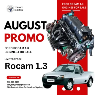 Ford Rocam 1.3 Engines for Sale