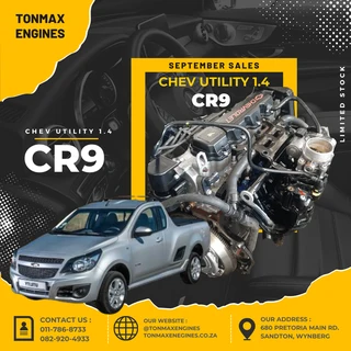 Chev Utility 1.4 CR9 Engine for Sale