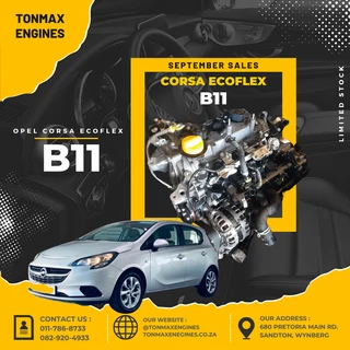 Opel Corsa Ecoflex B11 Engines for Sale